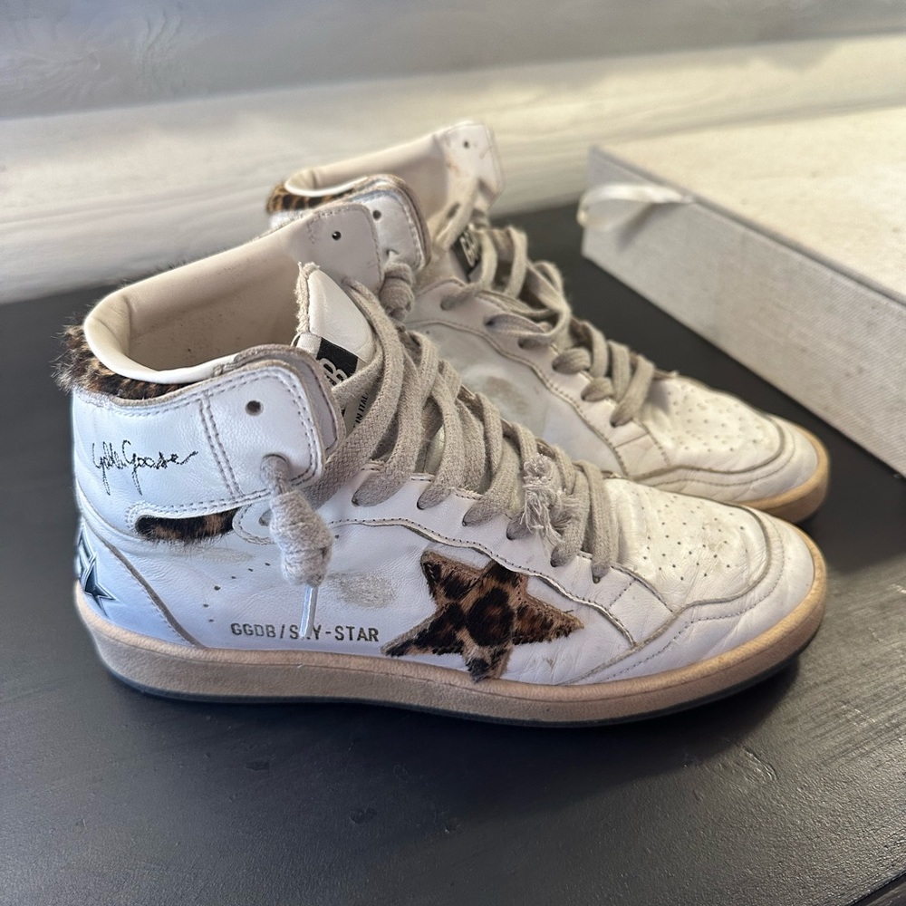 Cute Golden Goose High Top Sky Stars